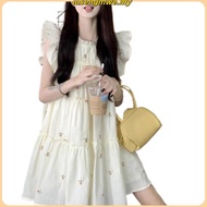 (trendy5) Casual Ditsy Floral Tiered Layer Draped Dress for Women L177AD880