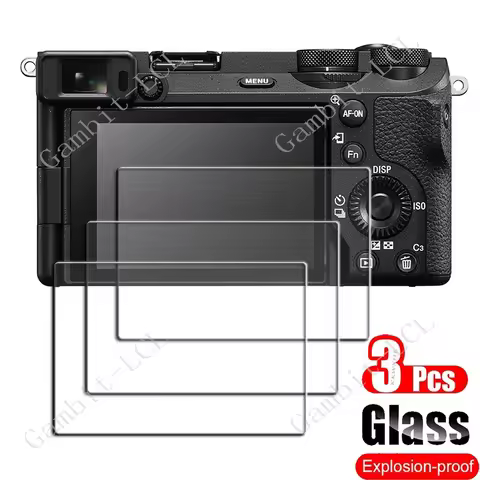 3PCS 9H Protective Tempered Glass For Sony Alpha 7C II A7C2 A7C R A7CII A7CR M2 Camera LCD Display S