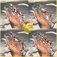 CLEAR SPACE MILITARY DROP CASE CUTE CARTOON MOTIF FOR REALME 2 PRO 5 5i 5S 6 6 PRO 7i 8 4G 5G 8 PRO 