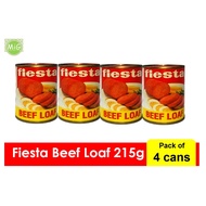 FIESTA BEEF LOAF 215 grams Pack by 4 cans Cde)