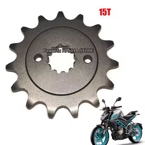 Motorcycle 14T 15T For CFMOTO 250SR 300SR 250NK 300NK Front Sprocket Chain Wheel Gear Small Chain Sp