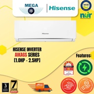 HISENSE 1.0HP - 2.5HP R32 AIR COND AIKAGS SERIES INVERTER AIRCOND/AITUGS Series Expert Inverter Airc