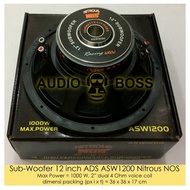 |NEWBEST| Speaker Subwoofer 12 inch ADS ASW1200 Nitrous NOS 12"