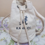 Tas Kangol Serut Broken White