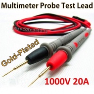 Multimeter Probe Test Lead 1000V 20A Gold-Plated Special Pip Universal Digital 特尖万用表笔 fluke Silicon 