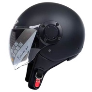 ZEUS ZS-217 OPEN FACE DOUBLE VISOR