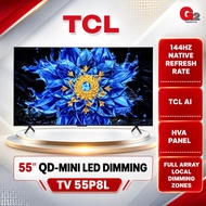 TCL (2026) 55" QD-MINI LED DIMMING GOOGLE TV 55P8L - TCL WARRANTY MALAYSIA