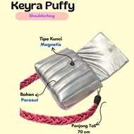 Asfour- Keyra Puffy Bag Puffy Bag Puffy Bag Helen Women's Bag Glossy Shoulder Bag Mini Bubble Women'