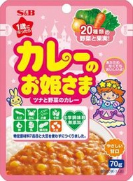 S&B 咖哩小公主 即食咖哩 70g