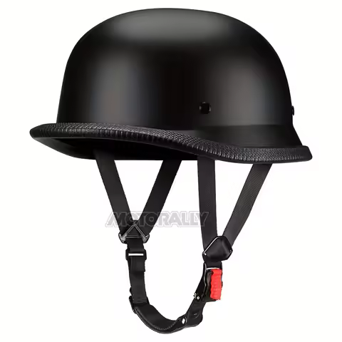 Motorcycle Helmet Vintage Motorcycle Helmet Open Face Retro Half Helmet Biker DOT Size M-XXL