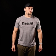 GORUCK Round Neck T-Shirt Men's Crossfit Training Short Sleeve Oversized Letter Print Fitness Workou