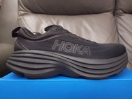 Hoka One One Bondi 8 Black 黑色 Monotone 男裝 US8 1123202 BBLC 最強緩震（不是 Clifton L 8 9）