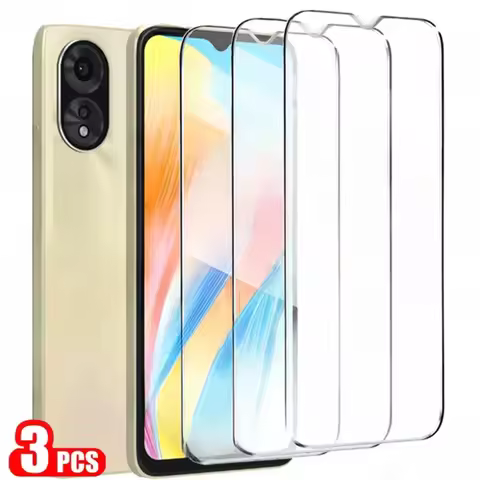 3PCS Premium Tempered Glass ForOPPO A38 A98 A97 A78 A17 A96 A93 A92 A91 A73 A72 Tempered Glass For O