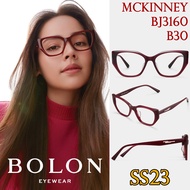 SS23 BOLON กรอบแว่นสายตา รุ่น Mckinney BJ3160 B30 [ฺAcetate] แว่นของญาญ่า แว่นของเจเจ โบลอน แว่นสายตา สายตาสั้น สายตายาว สายตาเอียง