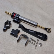 Matris Steering Damper CNC Premium Quality Yamaha Y15 damper bracket fullset
