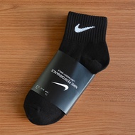 Socks men's and women's summer mid length cotton socks breathable sports casual basketball socks tre