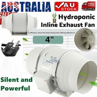 45W 4"" Exhaust Fan Home Silent Inline Pipe Duct Fan Bathroom 220V Extractor Ventilation Kitchen Toilet Wall Air Cleaning