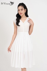 Swing Dress - Đầm dạo phố cổ V IVY moda MS 41M8693