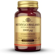 Solgar Methylcobalamin (Vitamin B12) Tablet 1000 mikrogram, 30 tablet - Memberikan sokongan tenaga -
