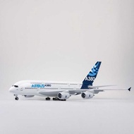 With Wheels With Light Airbus A380 Airplane Model Prototype Civil Airbus Airbus Airbus Simulation Gi