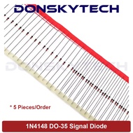 5 Pieces 1N4148 DO-35 IN4148 Fast Signal Switching Diode