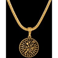 Premium Gold And Silver Hanuman Pendant with Chain - Unisex