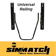Universal Auto Seat railing Slider Rail Racing Car Seat RECARO BRIDE SPARCO SSCUS OMP
