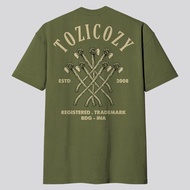 Tozicozy TShirt - Axes Green