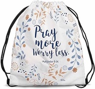 Drawstring Backpack Bag Flamingos Lightweight Backpack Soccer Ball Bag Suitable for Sports Beach Sto