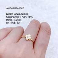 Cincin Emas Kuning 1.20 gram