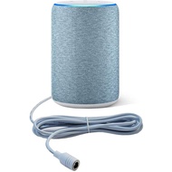 (Black) MERES 9.8ft Power Extension Lead Cable for Echo Show 8 / New Echo Show 3rd Gen/New Echo 4th 