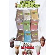 Powder / Serbuk Air Goncang / Air Kocok / Serbuk Ice Blended Yummy (Pek Mini Bajet 100g) 29 Perisa
