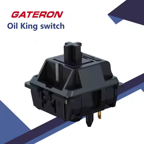 Gateron new oil king 2.0 switch three-layer pin self-lubricating linear handle 55gf mechanical keybo