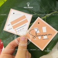 Design and print cheap clothes hang tags, tags, clothes hang tags - Square Size 4.5cm - 9x2.7cm - 4.