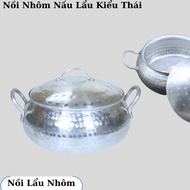 Thai Hot Pot Cooking Pot - Aluminum Hot Pot Cooking Pot - Convenient Aluminum Cooking Pot