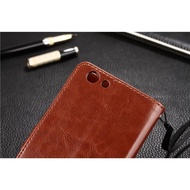 casing oppo f1s case leather wallet flip cover for oppo f1s dompet