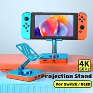 Projection Stand USB Type C to HDMI 4K60hz Adapter for Nintendo Switch 1/ OLED 100W PD Charging Port