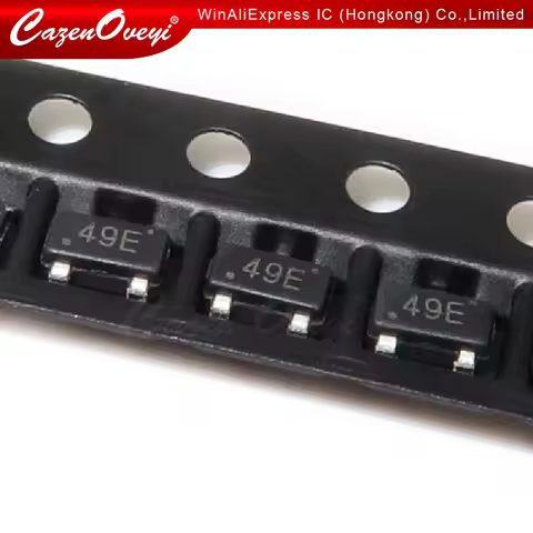 10pcs 49E 44E SOT-23 Hall Effect Sensor Switch Hall Element SOT23 SS49E S49E A3144E SOT AH49E HAL314