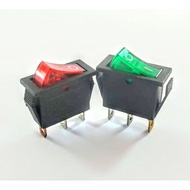 3 pin light box switch - Rocker Switch 3pin On - Off With Lamp Switch