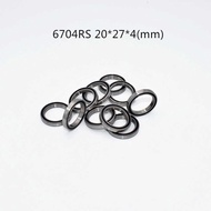 Bearing 10Pcs 6704Rs 20*27*4(Mm) Chrome Rubber Sealed High Speed Nical Equipment Parts