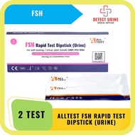 ALLTEST FSH Rapid Test Dipstick Urine 2's/Box (Aid in the Detection of Menopause)