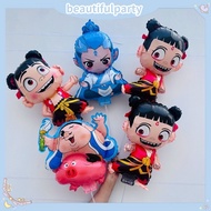 Nezha Demon Children Roar in the Sea Nezha Ao Bing Tai Yi Real People Children's Clip Aluminum Film 