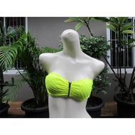 WIREFREE KEMBEN BIKINI BRA H&M GREEN SIZE SML XL XXL 36 38 40 44 - MEDIUM FOAM, THIN, FLEXIBLE