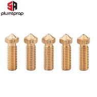 1/10 PCS Nozel Loyang Volcano 0.2 0.4 0.5 0.6 0.8 1.0 1.2mm Pilihan untuk Pencetak 3D Filamen 1.75mm