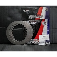 LEO RACING CLUTCH IRON PLATE ( 3PCS SET ) Y15 / Y15ZR