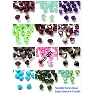 yisitrading 50pcs Austria Crystal Beads Fantastic colour Bicone Shape Glass Beads loose Beads