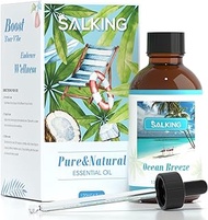 SALKING Ocean Breeze Fragrance Oil, 120ml (4 Fl Oz) Premium Fragrance Oils for Diffuser, Candle Scents for Candle Making, Soap Making Supplies, Diffuser Oil Scents, Holiday Gifts