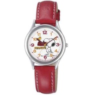 (日本代購) Peanuts Snoopy Watch 史露比女裝手錶 (紅色)