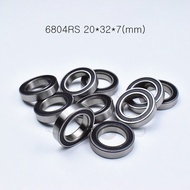6804rs 20*32*7(mm) 10pieces Bearing Abec-5 6804 6804rs Chrome Steel Rubber Sealed Bearing Thin Wall 