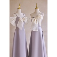 Purple Bridesmaid Dress Dress 2025 Sister Group Bridesmaid Dress Dress Female Fairy Niche Bridesmaid